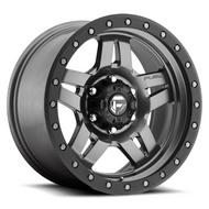 FUEL Off-Road Anza D558 Matte Anthracite w/ Black Ring Wheels